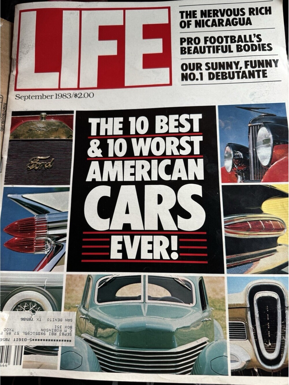 Life The 10 Best & Worst American Cars September 1983 Ephemera